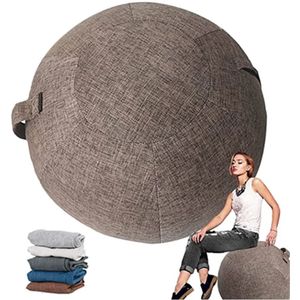 55 65 75 85CM Yoga Ball Dustproof Cover AntiSlip Cotton Antistatic Absorb Sweat Fitness for Protective Case 240112