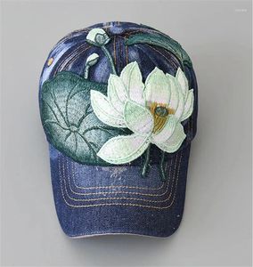 Ball Caps 202401-Shi Chic Ins Spring Denim Tabil