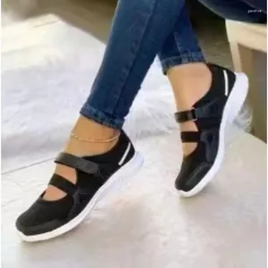 Sandalen Damen Sneakers ohne Schnürsenkel Elegante Damenschuhe mit niedrigen Absätzen Plattform für Damen Mery Jane Flat 2024