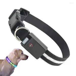 Hundehalsbänder, wiederaufladbares Halsband, LED-Halskette, Haustier, multifunktionaler Welpenhals, verstellbarer Trainer