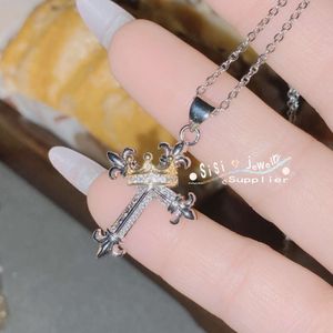 Брендовые дизайнерские серьги для женщин CH Chromes Cross Jewerlry Crown Set Женские позолоченные легкие серьги высокой моды в стиле Sweet Heart Серьги для девочек Eardrop EarStud 3CIP