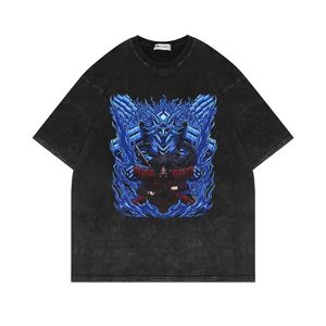 Zagraj w anime t shirt męskie koszulki designerski vintage t shirt hellstar trootshirt y2k damska koszula sprint moda luźna oddychająca rękaw szybki suchy bawełniany anty