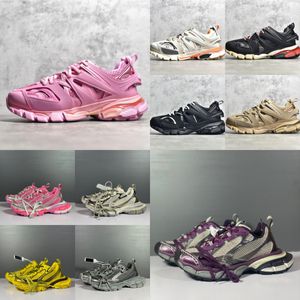 Sneakers Designer Buty Buty Casual Balecaga 3xl Track 3.0 Triple S 3.0 Najwyższej jakości skórzane mężczyźni i kobiety trenery Czarne białe zielone różowe różowe ciemnoniebieskie chłodne szary rozmiar 35-46