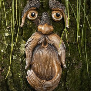 Tree Essence Bird Feeder Creative Tree Pendant Garden Harts Ornament Outdoor Bird Feeder Wall Door Window Decoration Crafts 240113