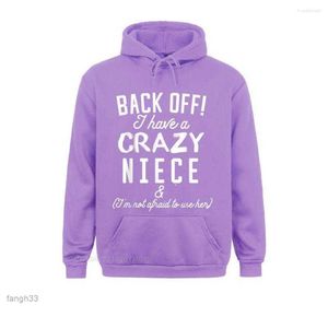 Erkek Hoodies Sweatshirts Kollu Kadınlar Komik Teyze Amca Büyük Boy Hoodie Geri Döndüm Çılgın yeğen Rahat Davlumbazlar Ay4h