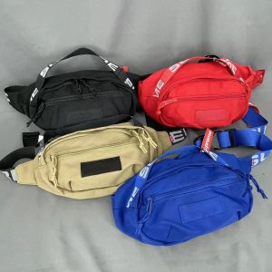 Gratis frakt Hot New Womens Fashion Nylon midjepåse män casual bältes väskor dragkedja bröstkorgpaket män bumbag crossbody sport fannypacks för