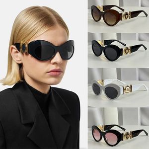 Designer sunglasses womens circular frame sunglasses high quality fitting goggles luxurious UV400 resistant glasses top of the line original packaging box VE4462