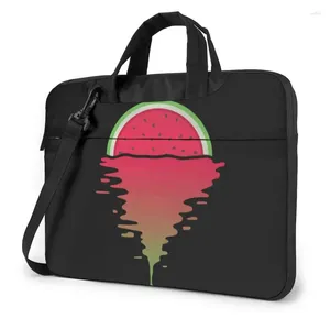 Aktentaschen, Wassermelonen-Laptoptasche, stoßfest, niedlich, für Computer, Reisen, Messenger-Tasche