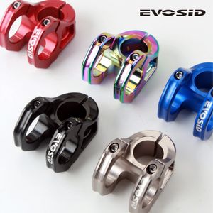 EVOSID Mountainbike Vorbau 318mm Rennrad Brücke Kurze Power 35mm Stange Lenker Tisch MTB Radfahren Einstellbare Riser DH 240113