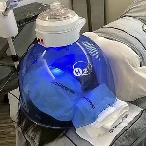 Spray Hydrating Hydrogen Oxygen Mask LED Röd och blå väteterapiinstrument Foton Beauty Instrument för skönhetssalonger
