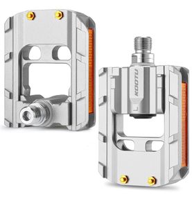 Kootu Bisiklet Pedalları Alüminyum Alaşım Malzemesi Güçlü ve Dayanıklı Katlanır Evrensel Bisiklet Kapalı Rulmanlar 240113