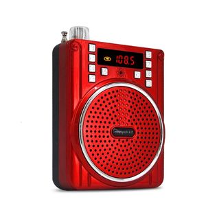 Bluetooth loudser little bee teacher with professional old man stall music player radio 240113