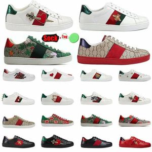 Designer-Sneaker, Freizeitschuhe, Biene, Schlange, Tiger, Sneakers, Chaussures, echtes Leder, Schuhstickerei, klassische Trainer, Python-Schuhe für Männer und Frauen