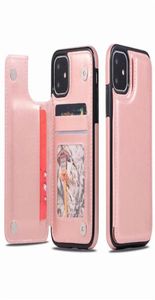 iPhoneのPUレザーの電話ケース12ミニ11ポンのプロマックスウォレットケースXR XS SE COVER KICKSTAND CARD SLOTS3572785