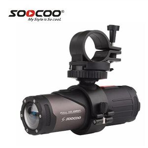 Kameror Soocoo S20W Vattentät kamera Action Underwater Camera Sport Onderwater Black Cam Bullet för cykelcykelpistolhjälm med låda