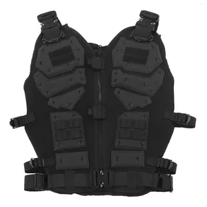 Hunting Jackets Military Vest Black Adjustable Straps Protective Field EVA And Diving Cloth Nylon Webbing With Hook Loop For