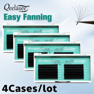 Qeelasee 4 boxes of Auto Flowering Rapid Blooming Fan Easy Eyelashes 240113