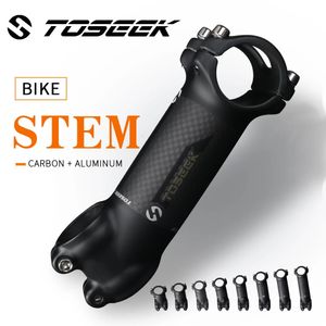 TOSEEK Bicycle Handlebar Stem 6 Degree 17 Carbon Aluminum Mtb Ultralight Road Mountain Bike Table Part 240113