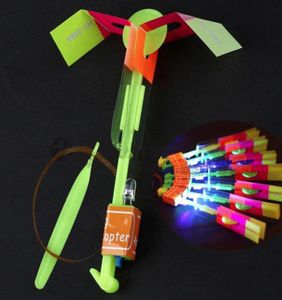 Glowing Slings Flying Arrows Blue Light Flying Swords Double Flash Flying Arrows Night Market Toys Small Toys WY15986162085