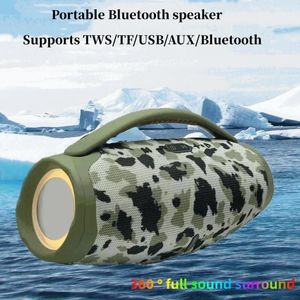 Speakers 100W Wireless Bluetooth Speaker Music Center Portable RGB Light Effect Waterproof Subwoofer 3D Stereo Surround TWS Boom box