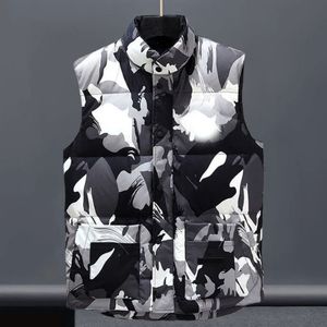 メンズベストデザイナージャケットGilet Luxury down Woman Vest Feather Feather Material CoatグラファイトグレーブラックホワイトポップカップルコートレッドラベルサイズS-2xl