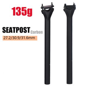 Elitaone Fiber Karbon Bisiklet Seatpost Mtbroad Bisiklet Koltuğu Post UD Matt 272309316mm Parçalar 240113