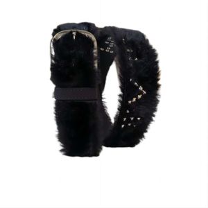 Men's Belt Fur New Trend European and American Style Sable Fur Men's Needle Buckle Korean Diamond Fashion Fur Belt