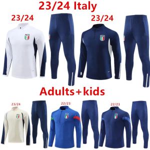 22/23 Tute da calcio Set VERRATTI Maglia BONUCCI BARELLA IMMOBILE allenamento Italia CHIESA Maglie da calcio 22 2023 Tuta ItaliaS INSIGNE JORGINHO BELOTTI