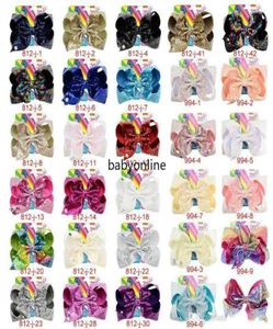 8インチJojo Siwa Hair Bows Jojo Bows with Baby Children for Baby Children Large Sequin Bow Hair FY42947509100