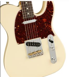 Telecast Electric Guitar, Milk yellow imported paint, copper bridge, imported alder body, Canadian maple neck, lightning package