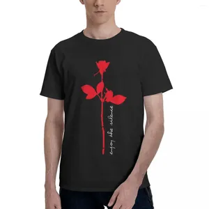 Homens Camisetas Aproveite o Modo Silêncio Depeche Legal Verão Manga Curta T-shirt Homem Impresso Algodão Top O-pescoço Casual Camisetas