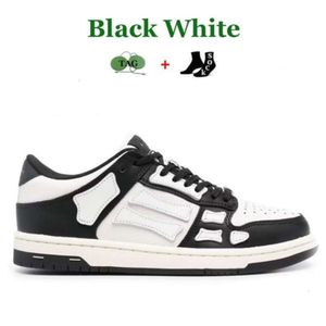 Designer sapatos esqueleto ossos corredor superior baixo skel esqueleto esqueletos preto branco hi couro luxo tênis rendas sapatos esporte treinador 78