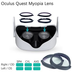 VR -glasögon receptlinser för Oculus Quest 2 Myopia Lens Magnetic Eyeglass Anti Blue Light Protect Tillbehören 240113