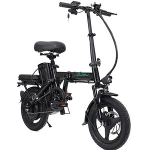 Велосипедные складные электрические велосипеды 14 -дюймовый 48 В литий -батарея портативный складной электрический велосипед