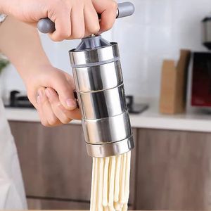 Paslanmaz Çelik Noodle Press Makinesi Sebze Meyve Meyve Mutfak Malzemeleri Manuel Maker 240113