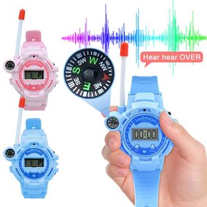 Toy Walkie Talkies debiterar titta på walkie multifunktion USB Watch Talkie Wireless 1Pair Children Walkie-Talkies Kid For Girls 240113