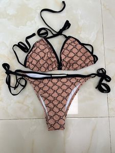 Sexy Damen-Designer-Luxus-Bikinis-Sets, klare Trägerform, Badeanzüge, Damen-Badeanzüge, Badebekleidung, Strand-Frau, Bademode, Biquini-Bademode AFF3693