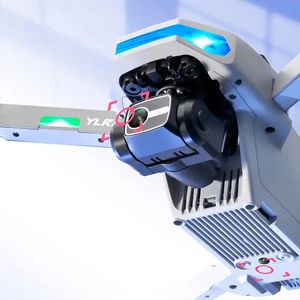 S135 HD Kamera GPS WiFi LED ekran uzaktan kumandalı katlanabilir drone, üç eksenli isteğe bağlı radar engel kaçınma, yerçekimi sensörü, yükseklik tutma, başsız mod.