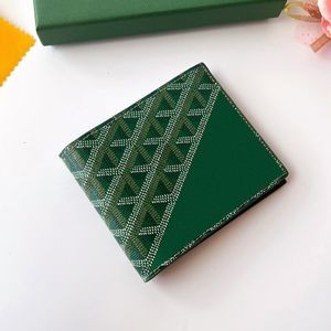 Toppkvalitet Go Yard Wallet Luxury Designer Mini Wallet Cards Holder Män Kvinnor Fällande plånboksmynt Purse Slim Leather Wallet Wallet Mode Cortile Style Purse Card Bag