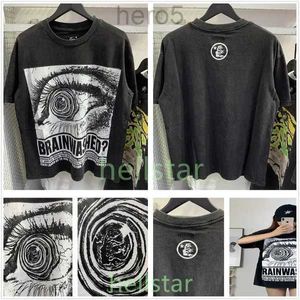 Hellstar-Shirt Designer-T-Shirt T-Shirts Grafik-T-Shirt Kleidung Kleidung Hipster Vintage gewaschener Stoff Straße Graffiti-Stil Cracking Geometrisches Muster Hallo QU0A