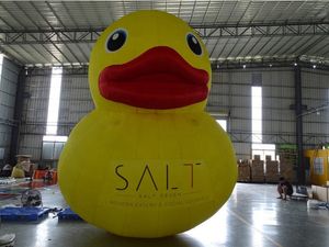 wholesale High quality Personalized 10 13 2 16 4 feet height giant inflatable rubber yellow duck model 3 4m tall cartoon for decoration toys3159