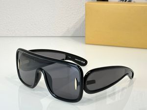 قناع كبير الحجم نظارات شمسية أسود/أسود دخان العدسة نساء مصمم نظارات Sonnenbrille امرأة ظلال Sunnies Gafas de sol UV400 Eyewear مع صندوق