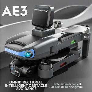 Camera GPS Drone, High Definition Picture Transfer Long Range Remote Control, 360 ° Hinder Borstless Motor Drone foldble with Dual Camera Christmas Gift