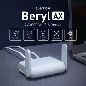 GLINET BERYL AX MT3000 Kieszenie Wi -Fi 6 Podróż bezprzewodowa gigabit routercybersecurity Tethering RV Kontrola rodzicielska 240113