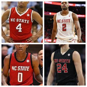 Anpassad NC State Dennis Smith Jr. Basketballtröja NCAA Stitched Jersey Alla namnnummer män kvinnor ungdom broderad torin dorn breon pass casey morsell alex nunnally