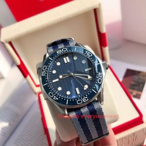 2024 GD Factory 300m Men's Watches James Debon 007 8215 Automatic Mechanical Watch 316L Stainless Steel Night Glow Super Quality Waterproof Ceramic Wristwatches-H09