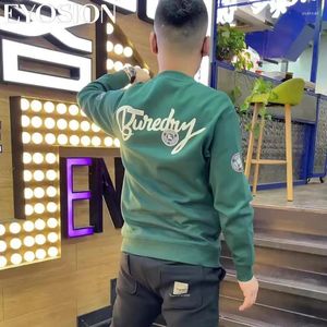 Herren Hoodies Sweatshirt Hoodie Herbst/Winter Personalisierte Verdickte Langarm Unten Lose Koreanische Casual Rundhals Top Plus Größe