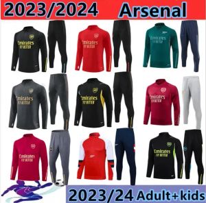 23/24 PEPE SAKA Pink arsen tracksuit Football soccer jerseys 2023/2024 Gunners training suit ODEGAARD THOMAS TIERNEY SMITH ROWE Transport Men Kids sportswear kit AAA