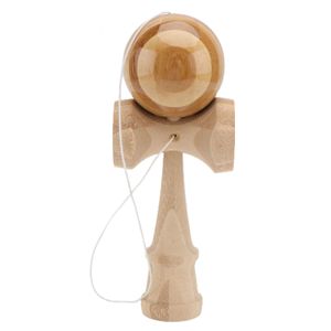 1pc 6cm Ahşap Kendama Komik Ekleme Beceri Yaratıcı Kendama Beceri Topu Avlu Stadyumu Ev Parkı Kılıç Topu 240113