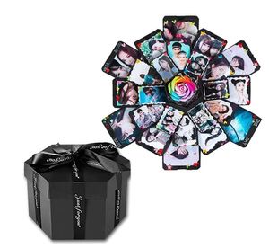 Großhandel Ozean Versand Explosion Geschenkbox Set DIY Fotoalbum Kreative Überraschung Explodierende Liebesboxen für Paare Muttertag Hochzeitstag